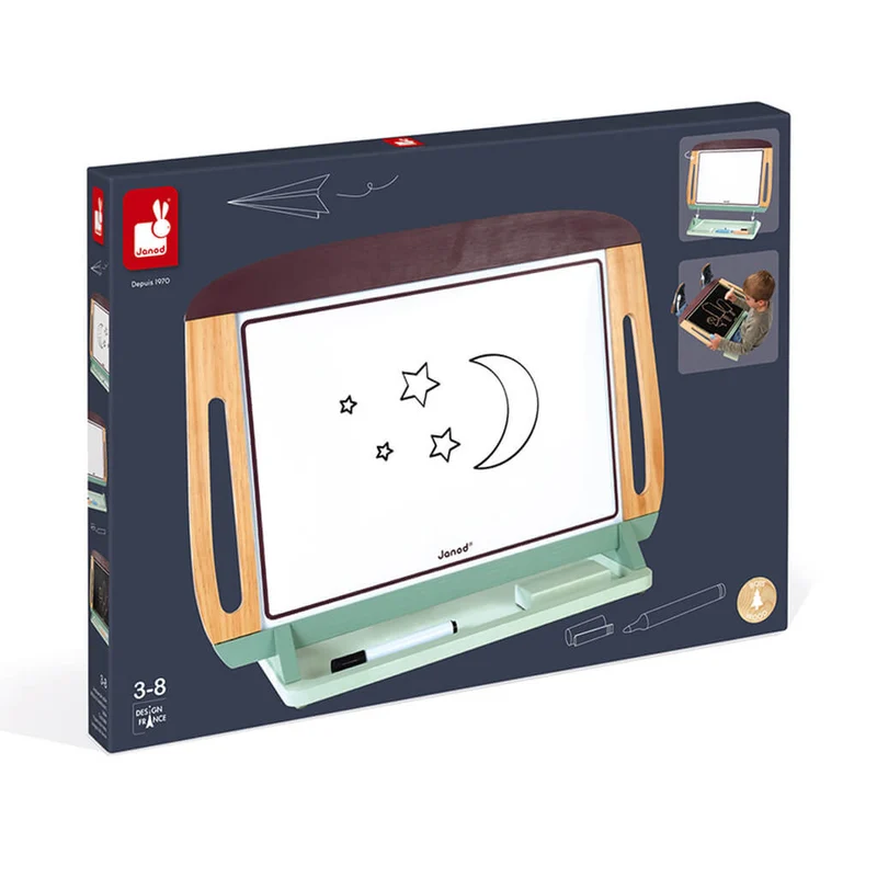 Janod - White & Blackboard Tablet