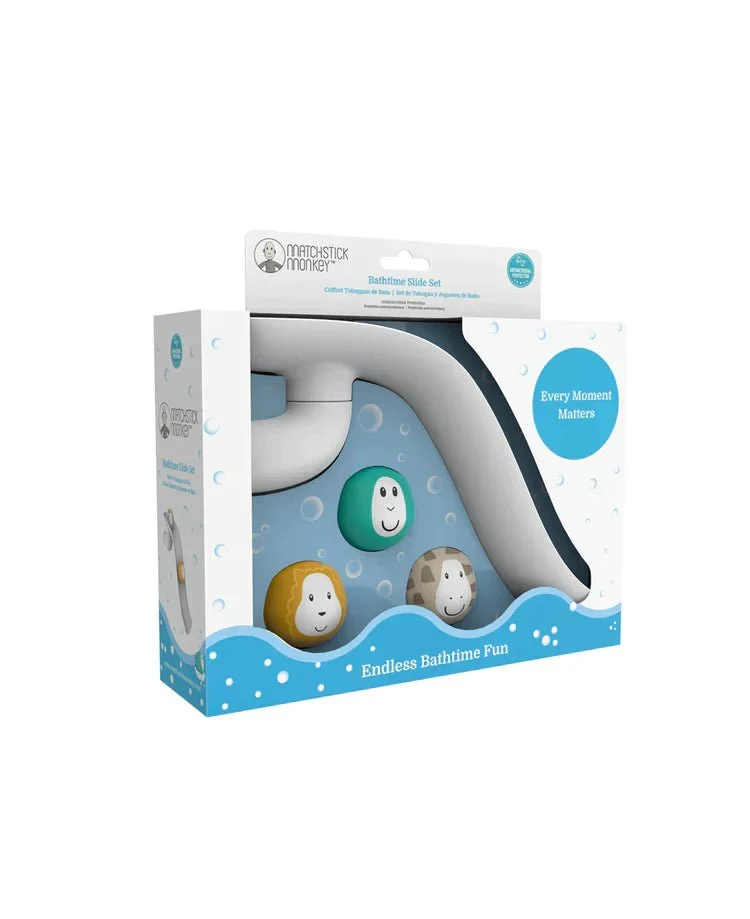 Matchstick Monkey - White Bathtime Slide Set
