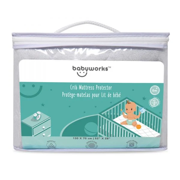Baby Works - Quilted & Fitted Bamboo Mattress Protector