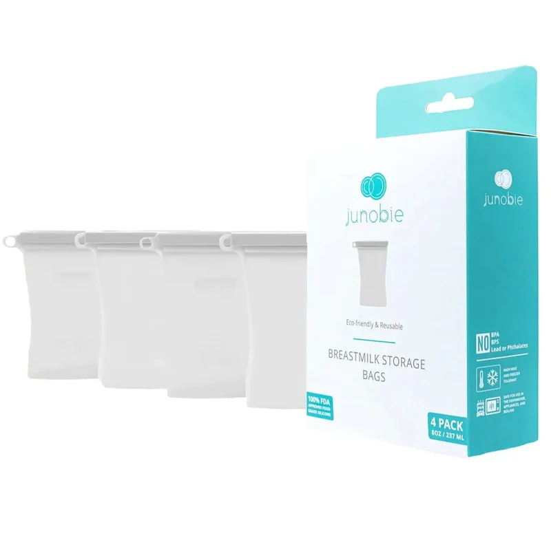 Junobie - Reusable Breastmilk Storage Bags 4 Pack