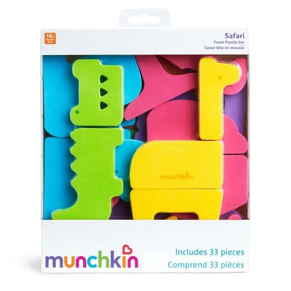 Munchkin - Safari Foam Puzzle Set for Bath