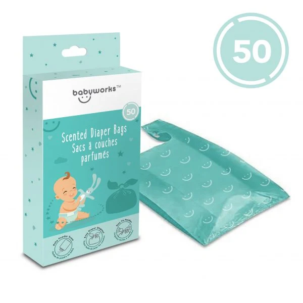 Baby Works - Scented Diaper Bags 50 pk