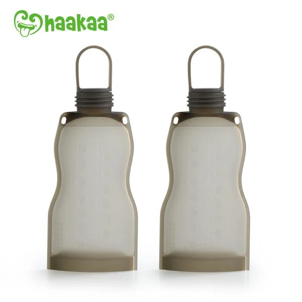 Haakaa - Silicone Milk Storage Bags - 2pk