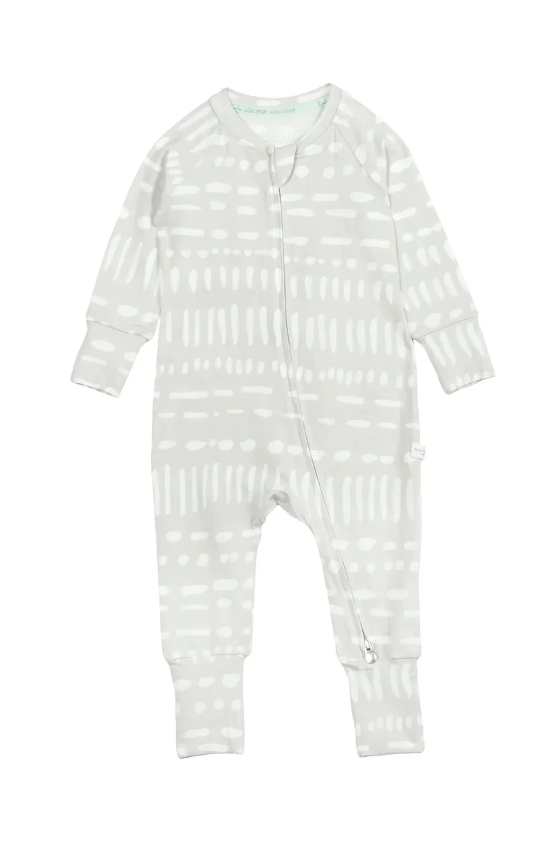 LouLou Lollipop - Sleeper Grey Mudcloth