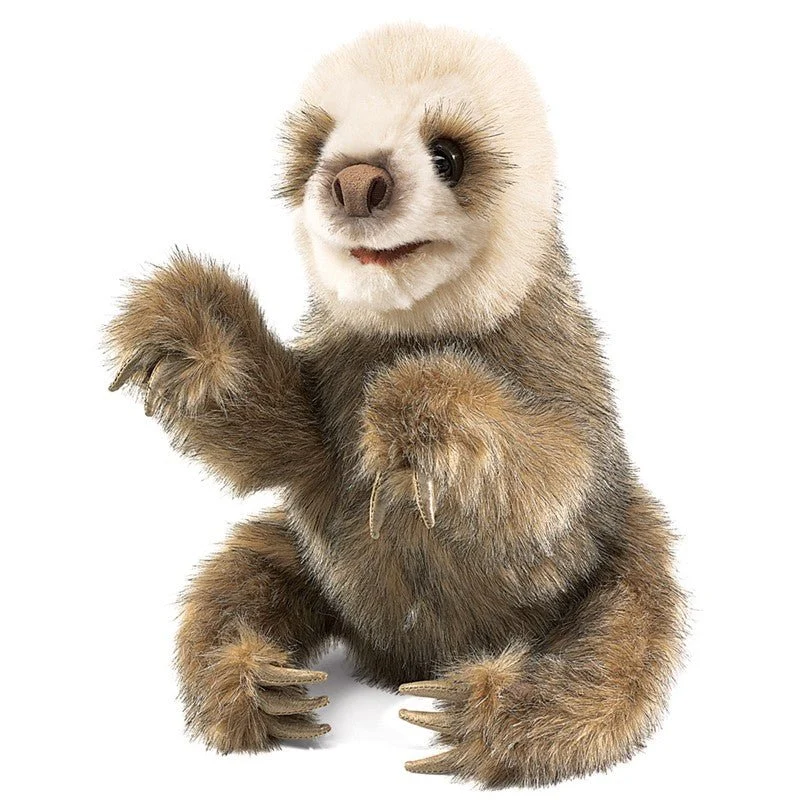 Folkmanis Puppets - Sloth | Baby Store In Canada