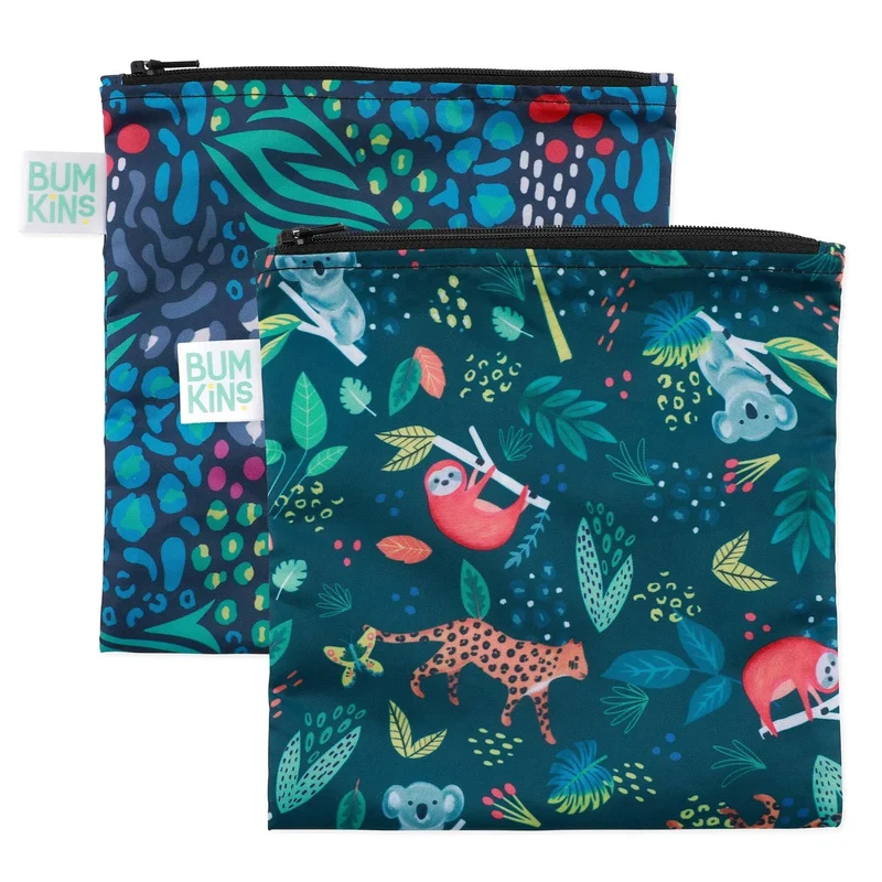 Bumkins - Reusable Large Snack Bag 2Pk