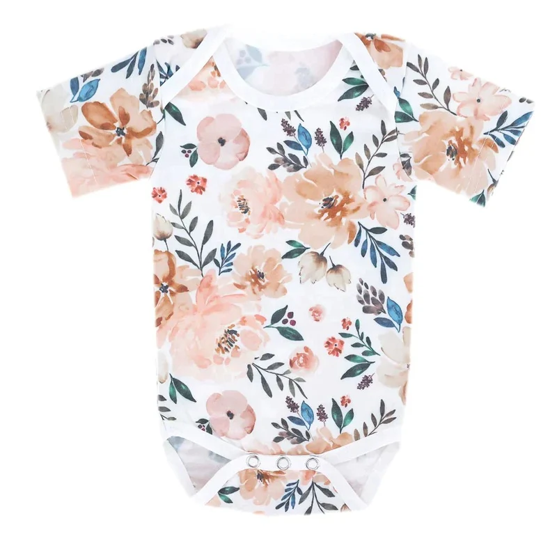 Copper Pearl - Short Sleeve Bodysuit Autumn